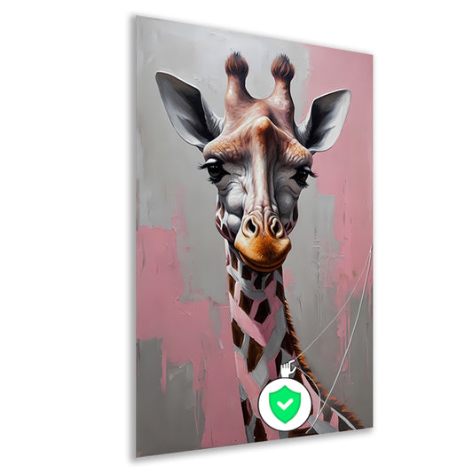 De Denkende Giraffe in Moderne Kunst poster
