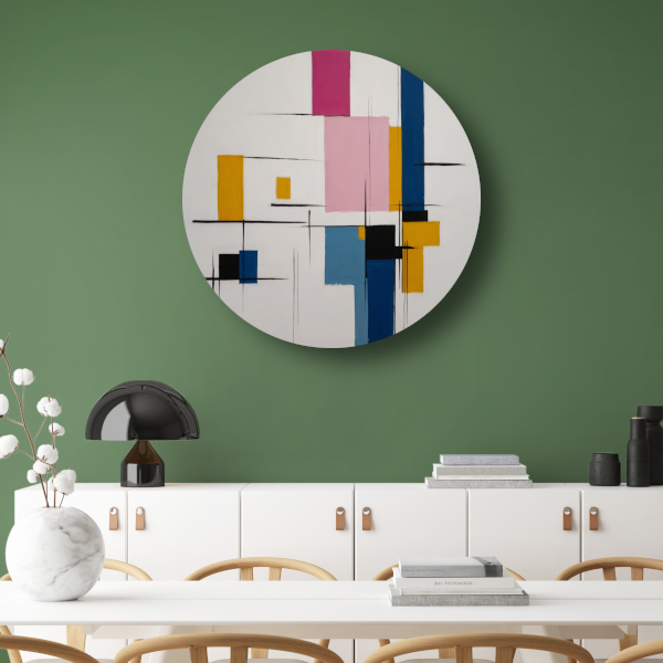 Balans van Vorm en Kleur in Moderne Kunst forex muurcirkel
