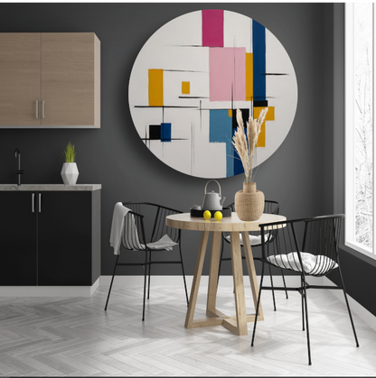 Balans van Vorm en Kleur in Moderne Kunst forex muurcirkel