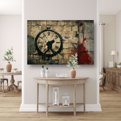 Vervagende Tijd Gemarkeerd door Bloed acrylglas