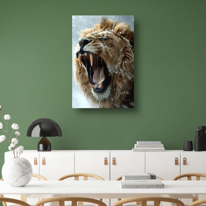 Sneeuwbrul van de Leeuw poster