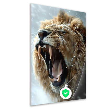 Sneeuwbrul van de Leeuw poster