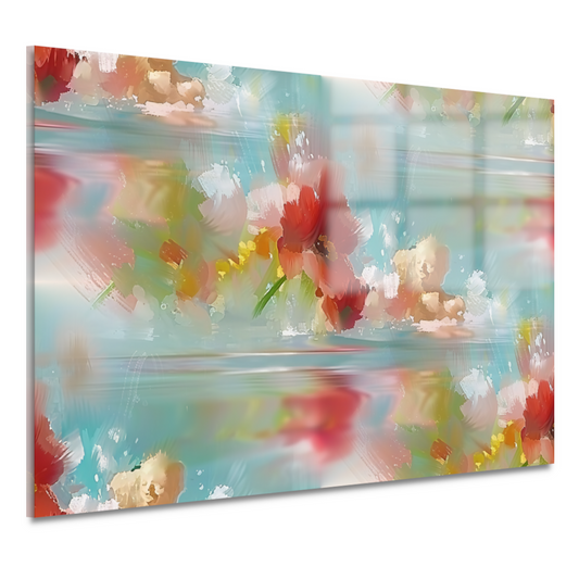 Olifanten in Feeststemming met Kleurrijke Ballonnen acrylglas