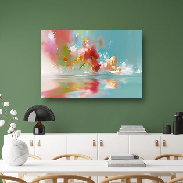 Olifanten in Feeststemming met Kleurrijke Ballonnen acrylglas