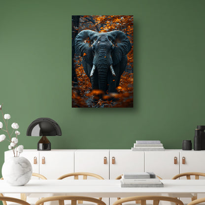 Olifant in Herfstlandschap canvas
