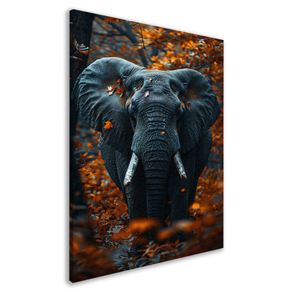 Olifant in Herfstlandschap canvas
