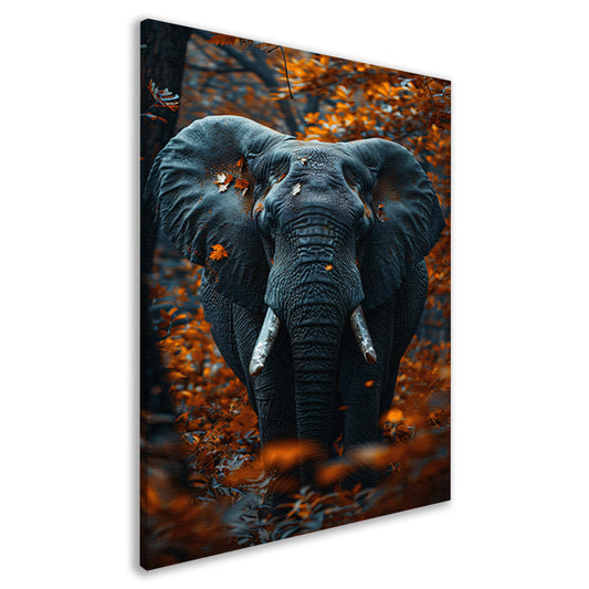 Olifant in Herfstlandschap canvas