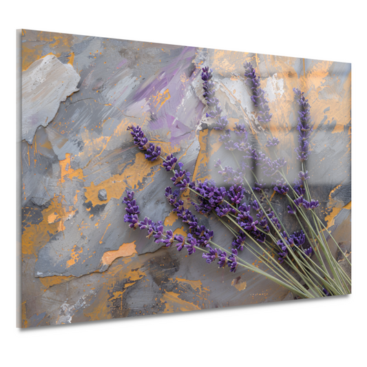 Lavendel in Impressionistische Stijl acrylglas