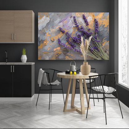 Lavendel in Impressionistische Stijl acrylglas