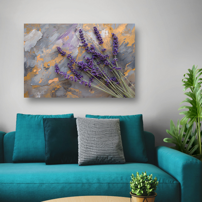 Lavendel in Impressionistische Stijl acrylglas