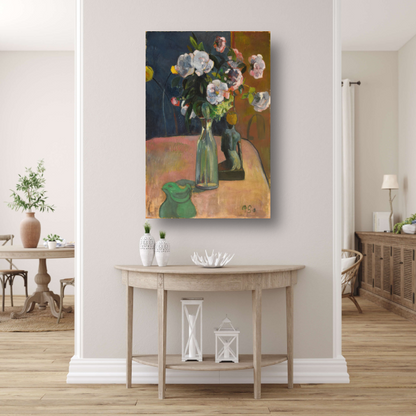 Rozen en beeldje - Paul Gauguin poster