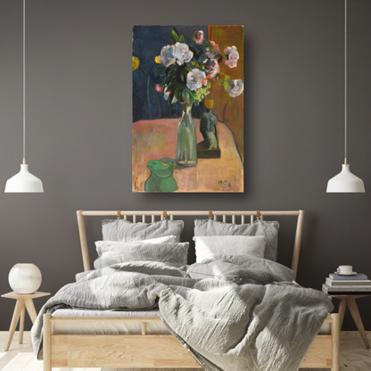 Rozen en beeldje - Paul Gauguin poster