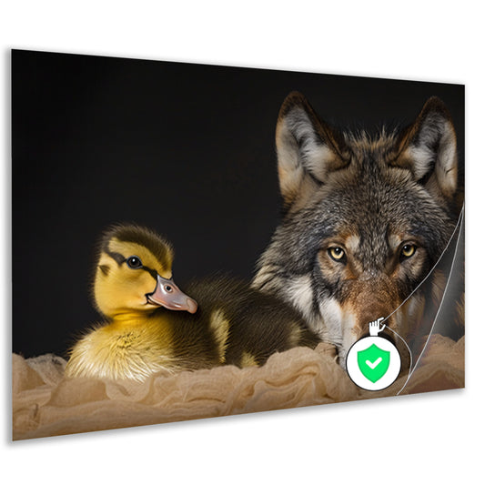 Wolf en eendling: onwaarschijnlijke ontmoeting poster