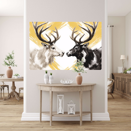 Samenhang Tussen Twee Herten poster