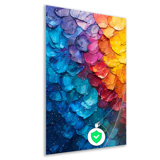 Abstract  met levendige kleuren poster