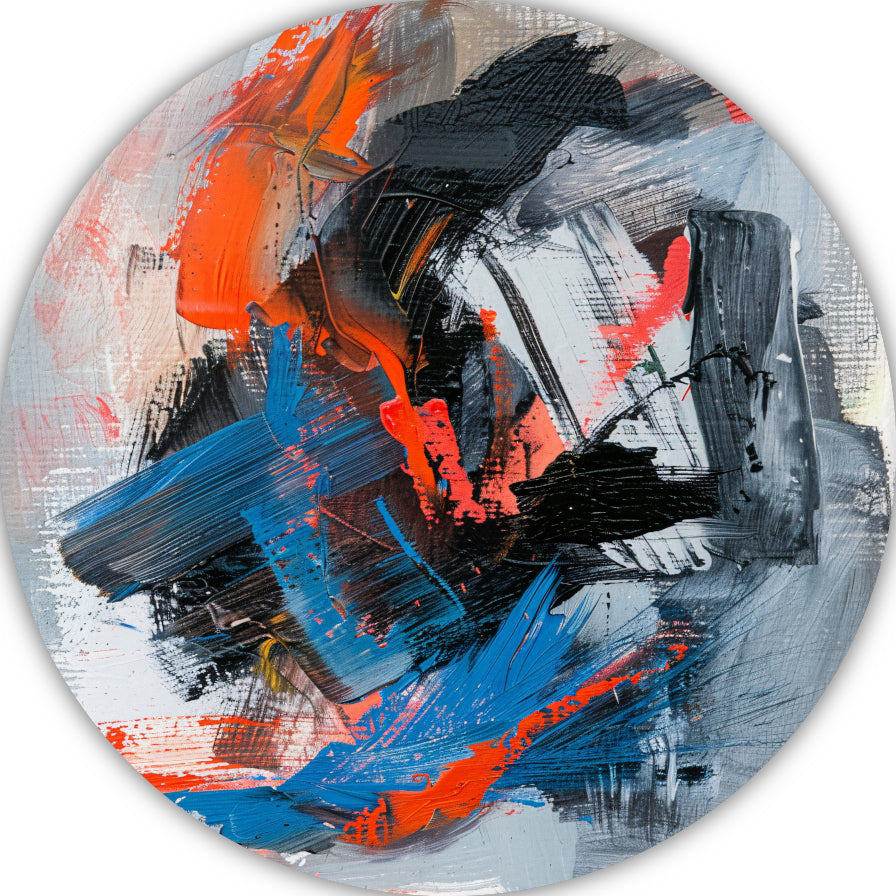 Abstracte Lijnencompositie forex muurcirkel