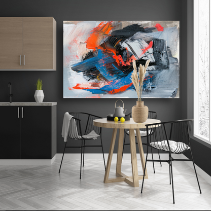 Abstracte Lijnencompositie poster