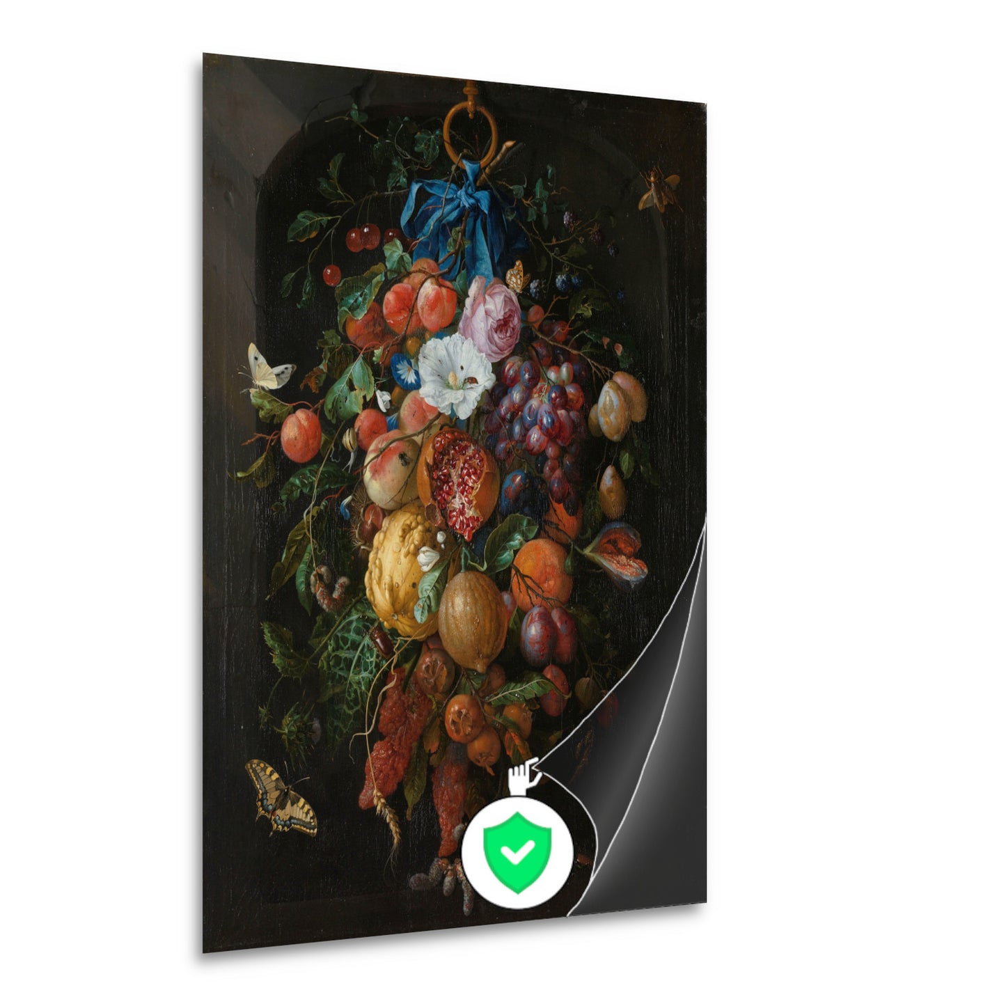 Festoen van vruchten en bloemen - Jan Davidsz. de Heem poster