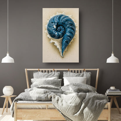 Hypnotiserende Spiralen en Dynamische Spetters poster
