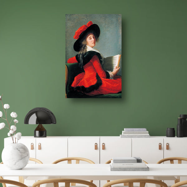 Portret van de Baronne de Crussol - Élisabeth Louise Vigée Le Brun poster