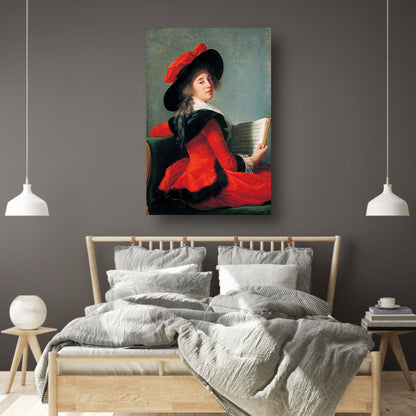 Portret van de Baronne de Crussol - Élisabeth Louise Vigée Le Brun poster