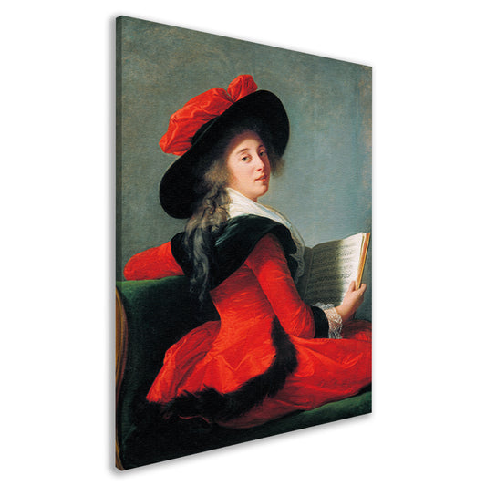 Portret van de Baronne de Crussol - Élisabeth Louise Vigée Le Brun canvas
