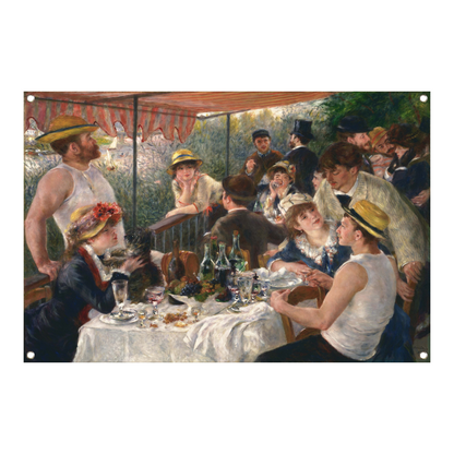 Lunch van het roeigezelschap - Pierre-Auguste Renoir tuinposter