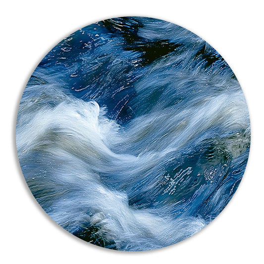 Abstracte golfbeweging van stromend water forex muurcirkel