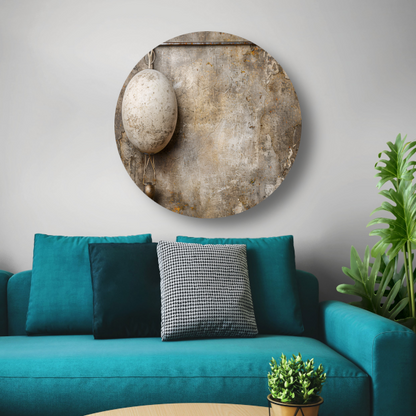 Minimalistische witte bal forex muurcirkel