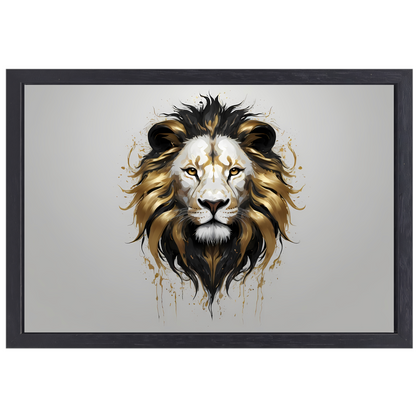 De Leeuw, Koninklijk en Goud canvas met baklijst