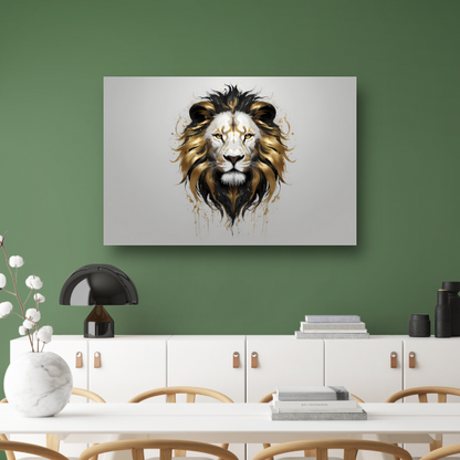 De Leeuw, Koninklijk en Goud canvas met baklijst