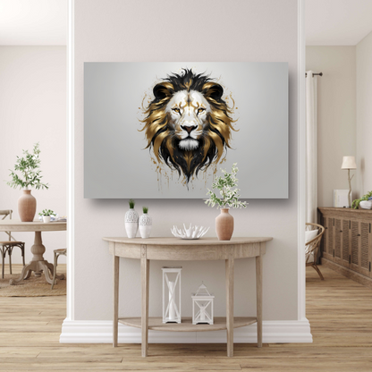 De Leeuw, Koninklijk en Goud canvas met baklijst