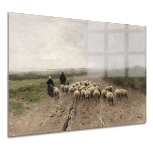 Op weg naar de weide - Anton Mauve acrylglas