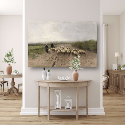 Op weg naar de weide - Anton Mauve acrylglas