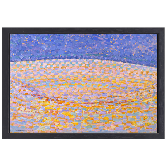 Duin III - Piet Mondriaan canvas met baklijst