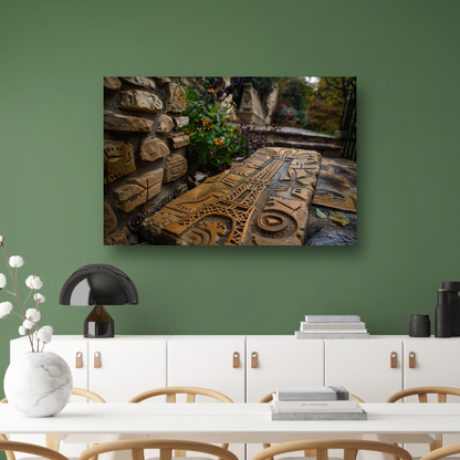 Eiffeltoren Slaapkamer Bank canvas met baklijst