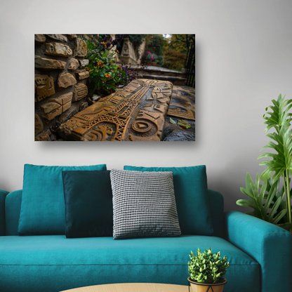 Eiffeltoren Slaapkamer Bank canvas met baklijst