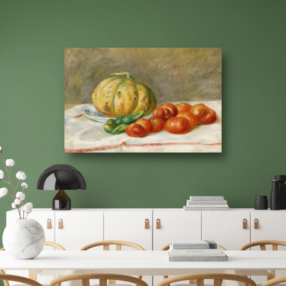 Meloen en tomaten - Pierre-Auguste Renoir poster