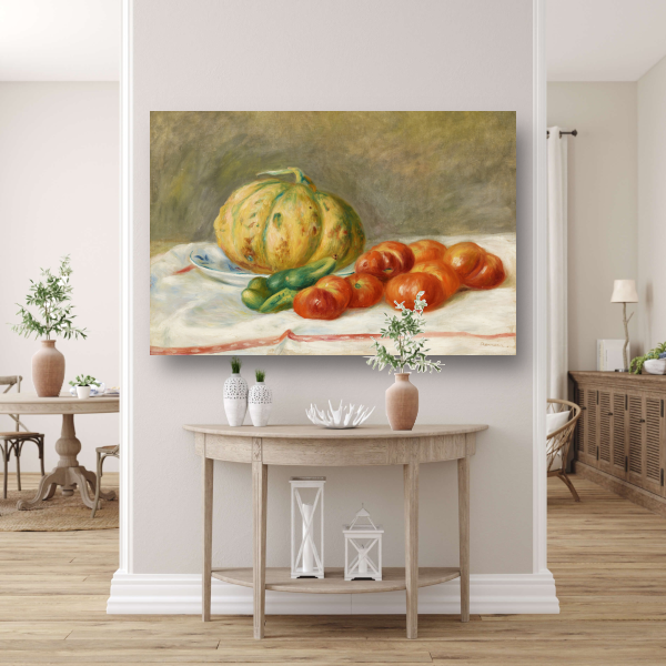 Meloen en tomaten - Pierre-Auguste Renoir poster