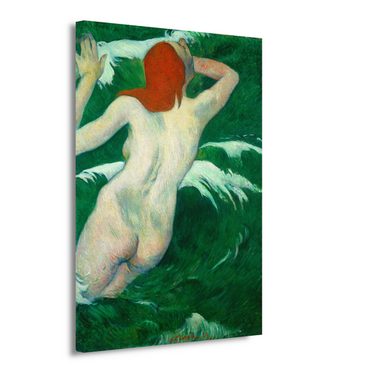 In de golven (Ondine I) - Paul Gauguin canvas