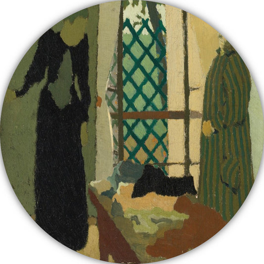 Het Naaiatelier van Madame Vuillard - Édouard Vuillard forex muurcirkel