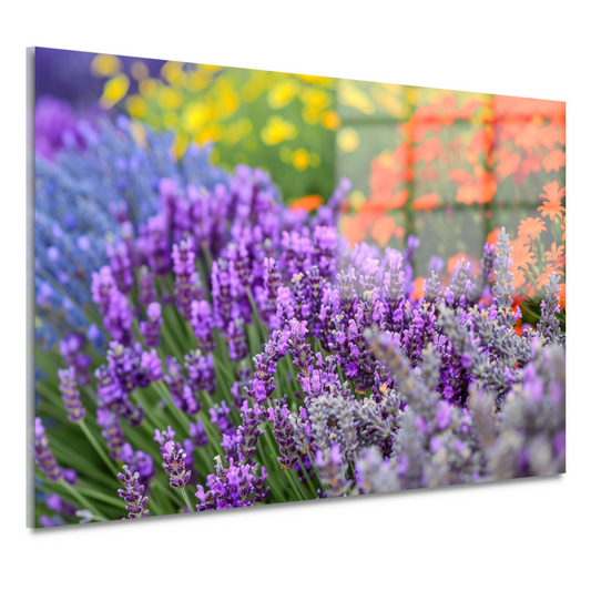 Impressionistische bloemenpracht acrylglas