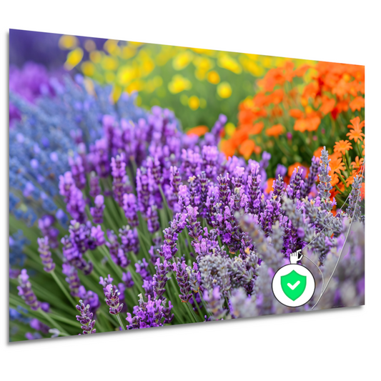 Impressionistische bloemenpracht poster