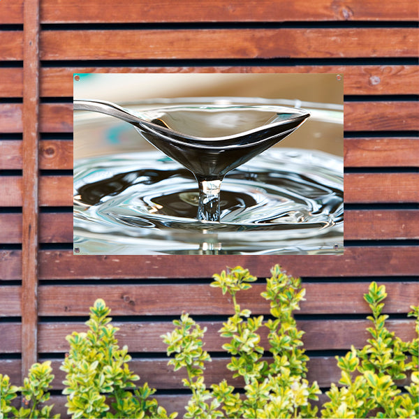 Minimalistisch Glas Water tuinposter