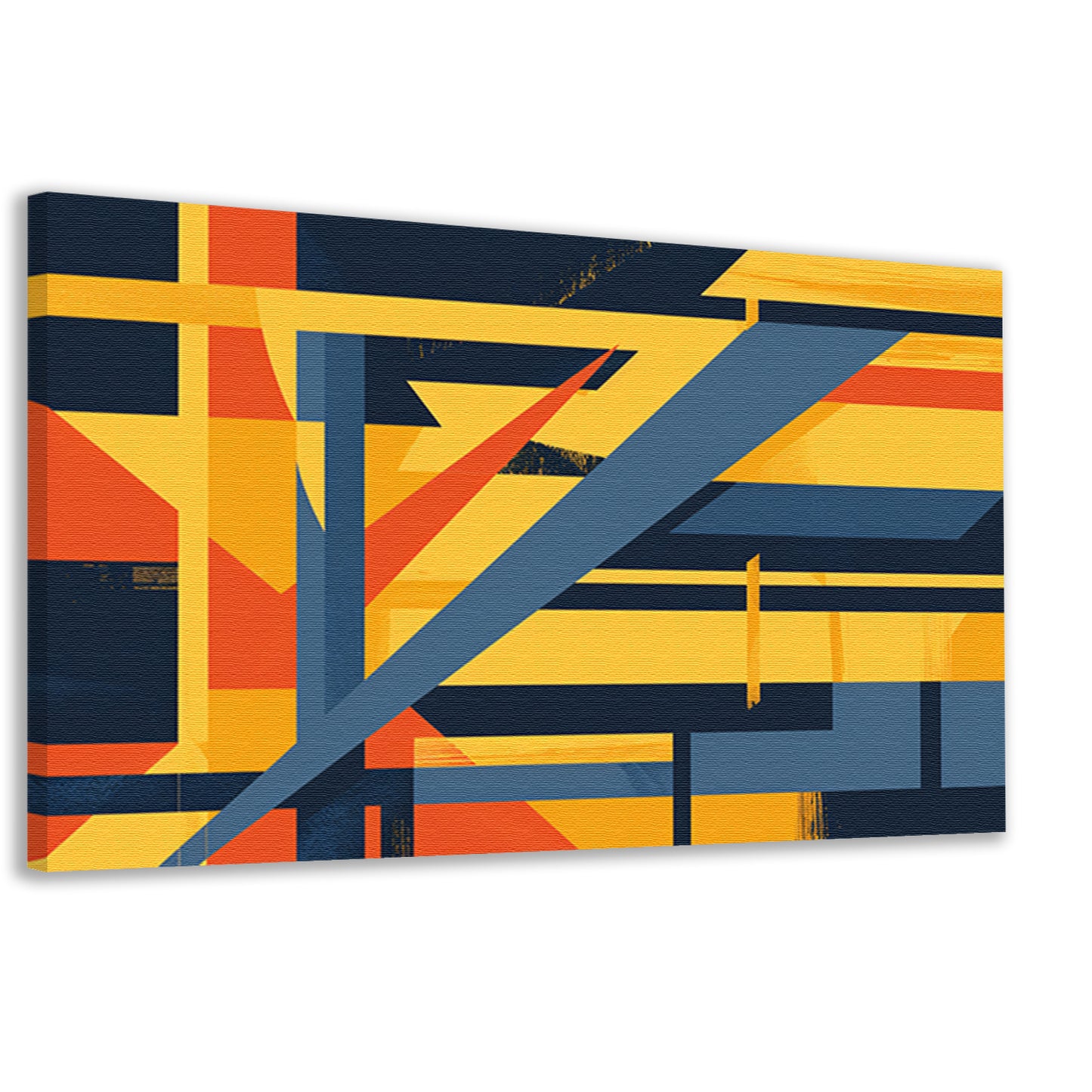 Abstract geometrisch patroon met levendige kleurencanvas