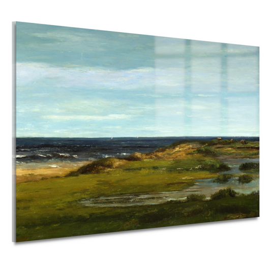 Zeegezicht - Gustave Courbet acrylglas