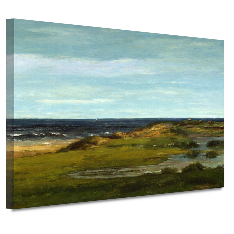 Zeegezicht - Gustave Courbet canvas