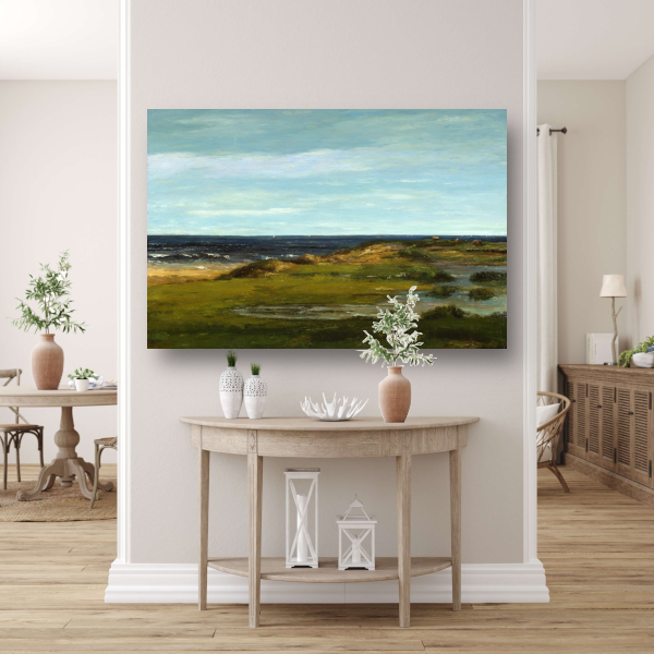 Zeegezicht - Gustave Courbet acrylglas
