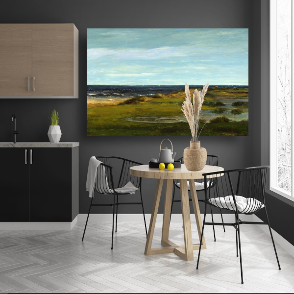 Zeegezicht - Gustave Courbet acrylglas