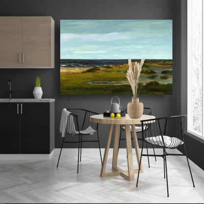 Zeegezicht - Gustave Courbet acrylglas